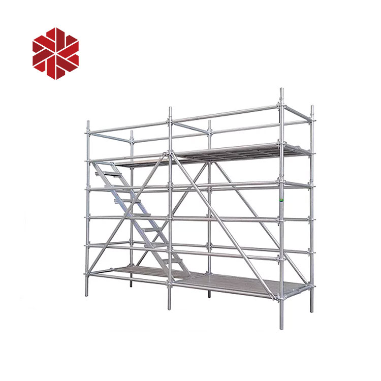 Hot-Dipped Galvanized Ringlock Scaffolding System Long Life Manufacturer Tubular Hdg All-Around Ringlock Scaffold Q345
