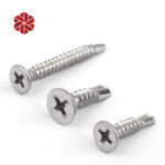 M10 Self Drilling Screws Torx Truss Countersunk Head White