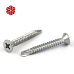 M10 Self Drilling Screws Torx Truss Countersunk Head White