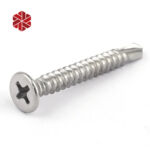 M10 Self Drilling Screws Torx Truss Countersunk Head White