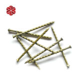 China Factory Bulk Steel Galvanized Spiral Shank Nail Spiral Spike Nails With Factory Direct Price
