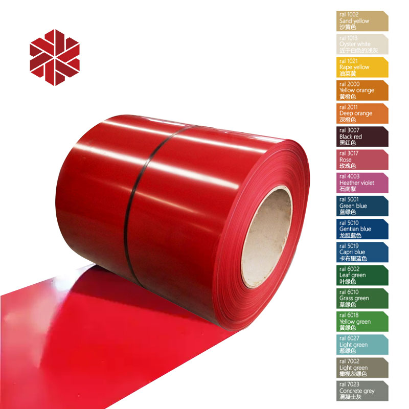 PPGI White Color Code 9016 Prepainted Galvanized Steel Coil 0.4mm PPGI in Steel Coils Color Coated Steel PPGI