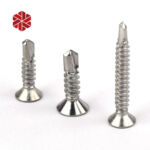 M10 Self Drilling Screws Torx Truss Countersunk Head White