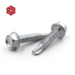 China Manufacturers Stainless Steel Hexagon Head Screw Metal Tek Wood Hex Self Drilling Roofing Screw