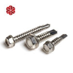 China Manufacturers Stainless Steel Hexagon Head Screw Metal Tek Wood Hex Self Drilling Roofing Screw
