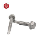 China Manufacturers Stainless Steel Hexagon Head Screw Metal Tek Wood Hex Self Drilling Roofing Screw