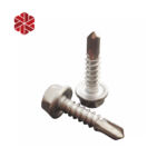 China Manufacturers Stainless Steel Hexagon Head Screw Metal Tek Wood Hex Self Drilling Roofing Screw