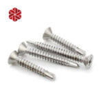 M10 Self Drilling Screws Torx Truss Countersunk Head White