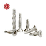 M10 Self Drilling Screws Torx Truss Countersunk Head White