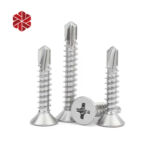 M10 Self Drilling Screws Torx Truss Countersunk Head White