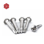 M10 Self Drilling Screws Torx Truss Countersunk Head White