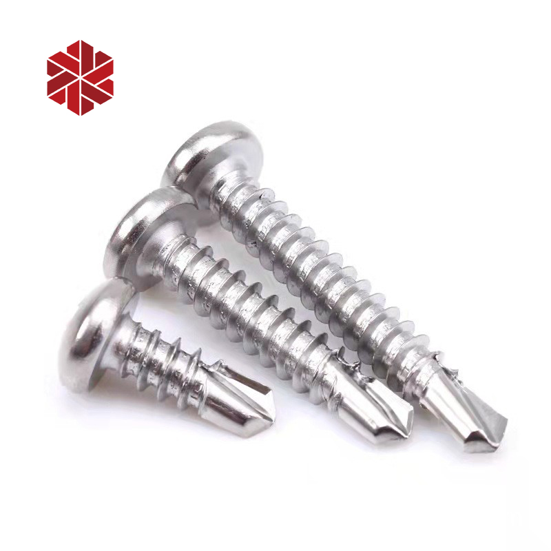 M10 Self Drilling Screws Torx Truss Countersunk Head White