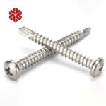 M10 Self Drilling Screws Torx Truss Countersunk Head White
