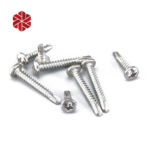 M10 Self Drilling Screws Torx Truss Countersunk Head White