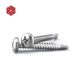 M10 Self Drilling Screws Torx Truss Countersunk Head White