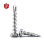 M10 Self Drilling Screws Torx Truss Countersunk Head White