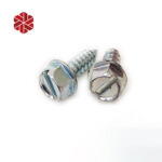 China Factory Carbon steel galvanized slotted head screws hex head screw self drilling screw price