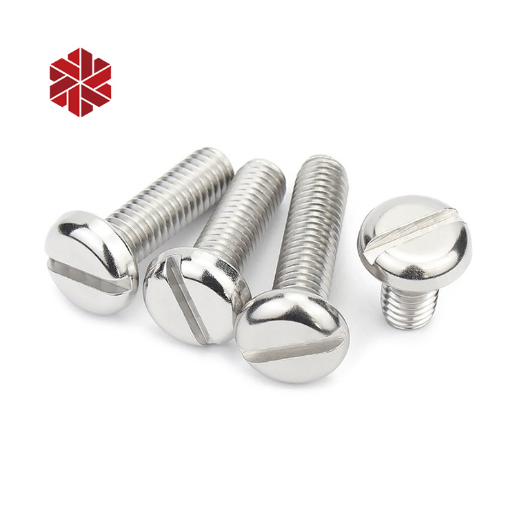 M3 DIN 964 Slotted Raised Countersunk Head Screw A2 Stainless Steel Slotted Machine Screws