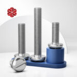 M3 DIN 964 Slotted Raised Countersunk Head Screw A2 Stainless Steel Slotted Machine Screws
