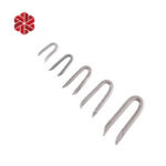 Galvanized Smooth Shank U Shaped Fence Nail