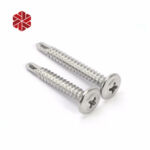410 Stainless Steel #8 Wafer Head Self Drilling TEK Screw Truss Head Self Tapping Sheet Metal Screws