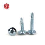 410 Stainless Steel #8 Wafer Head Self Drilling TEK Screw Truss Head Self Tapping Sheet Metal Screws