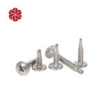 410 Stainless Steel #8 Wafer Head Self Drilling TEK Screw Truss Head Self Tapping Sheet Metal Screws