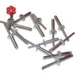 Wholesale Price DIN7337 Titanium Flat Head Push-in Blind Rivets