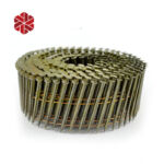 Smooth Shank Coil Roofing Nails 15 Degree Electric Galvanized Collated Big Head Clout Nail 1 3/4″ for Wooden House Roofing