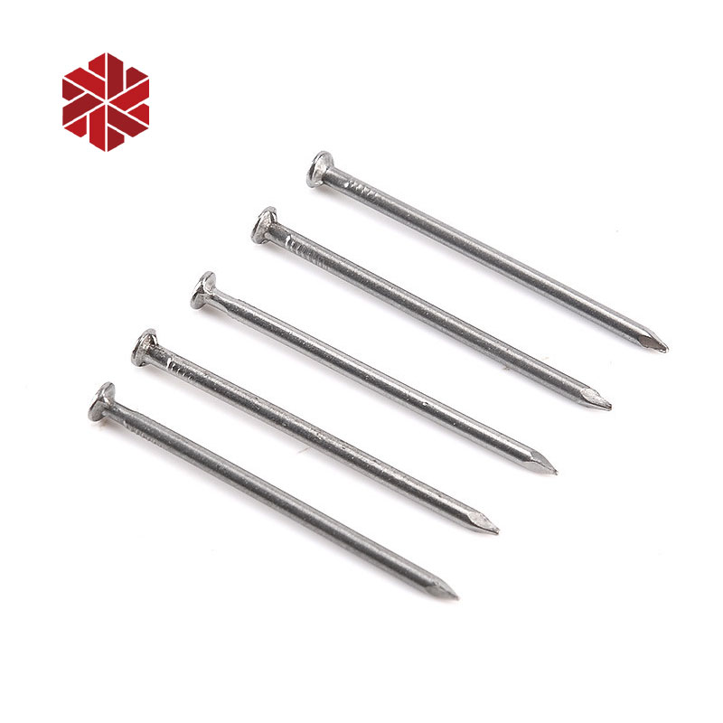 Steel Common Wire Nails 4″ Building Polished Flat Head Carpentry Siding Wood Nails for Wood Galvanised Iron Construction Nail
