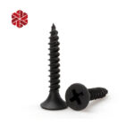 3.5x25mm Black Plasterboard Self Tapping Screw Drywall Tornillo Para Madera Drywall 6×1 Wood Screws MDF with Plastic Box Packing