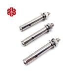 Concrete Anchor Bolt M20 1/2 in x 4-1/2 in Bolt 3 Long Thread Carbon Stainless Steel Sleeve Anchors Bolts M16 Thread