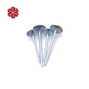 Cheap Price Screw Shank Smooth Galvanized Head Umbrella Roofing Nails Weight with Rubber Washer