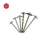Cheap Price Screw Shank Smooth Galvanized Head Umbrella Roofing Nails Weight with Rubber Washer