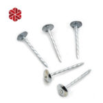 Cheap Price Screw Shank Smooth Galvanized Head Umbrella Roofing Nails Weight with Rubber Washer