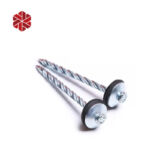 Cheap Price Screw Shank Smooth Galvanized Head Umbrella Roofing Nails Weight with Rubber Washer