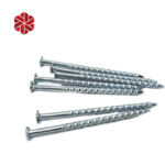China Factory Bulk Steel Galvanized Spiral Shank Nail Spiral Spike Nails With Factory Direct Price