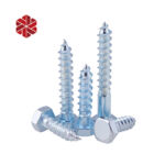 SS 304 Heavy Duty Wood Screw 5/16 in x 1-1/2 inch Stainless Steel Hex Lag Screws