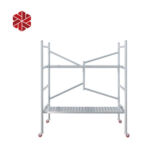 Multifunctional Portable Folding Scaffold with Wheel Hot-dip Galvanized Telescopic Decoration Frame Scaffolding
