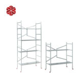 Multifunctional Portable Folding Scaffold with Wheel Hot-dip Galvanized Telescopic Decoration Frame Scaffolding