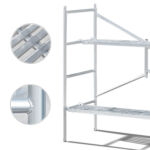 Multifunctional Portable Folding Scaffold with Wheel Hot-dip Galvanized Telescopic Decoration Frame Scaffolding