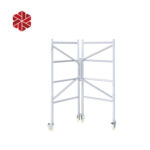 Multifunctional Portable Folding Scaffold with Wheel Hot-dip Galvanized Telescopic Decoration Frame Scaffolding