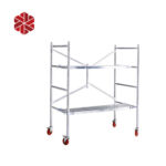 Multifunctional Portable Folding Scaffold with Wheel Hot-dip Galvanized Telescopic Decoration Frame Scaffolding