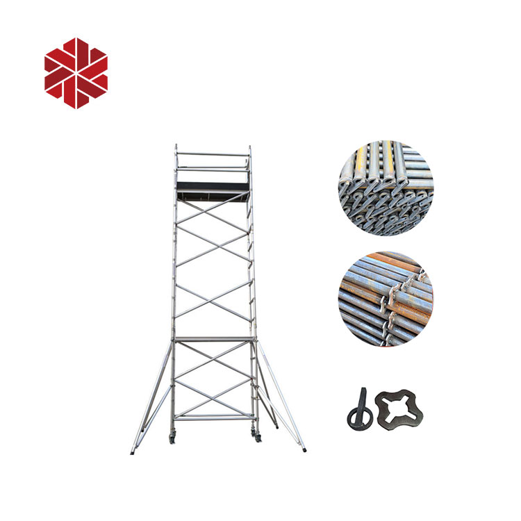 Complete H 5×5 Double Ladder Frame Scaffolding Parts Lock Pin Prop Size 5′ Scaffold Frame