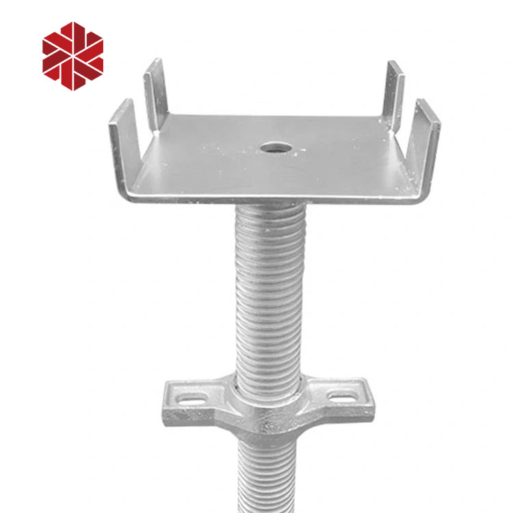 Galvanized Steel Pipe Prop Formwork Base Jack and U Jack for Scaffolding
