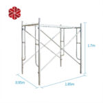 Frame Scaffold Construction Mobile Step Portal Scaffolding Heavy-Duty Hot-Dip Galvanized Ladder H Frame Scaffolding Customized