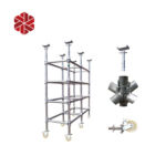 Complete H 5×5 Double Ladder Frame Scaffolding Parts Lock Pin Prop Size 5′ Scaffold Frame